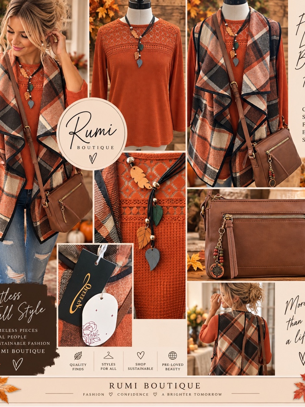 🍁OMG! NWT! 4 pc. Beautiful Outfit! Hello Fall! (M)🍂